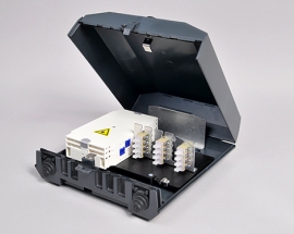 Venus-Box mit Schloss, 4 x LCPC, OM1 (2xLCPC duplex)