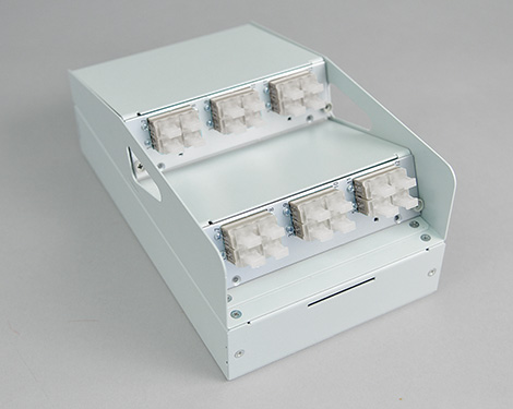AP-Box fwLine, 24 x LCPC, 62.5/125µm OM1 (6xLCPC quad)