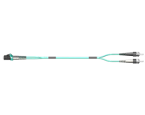 Fig.8 Patchkabel, 2.0mm, LCPC-STPC, 50/125µm OM3, 1.5m