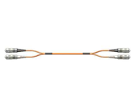Fig.8 Patchkabel, 2.0mm, SCPC-SCPC, 62.5/125µm OM1, 0.5m