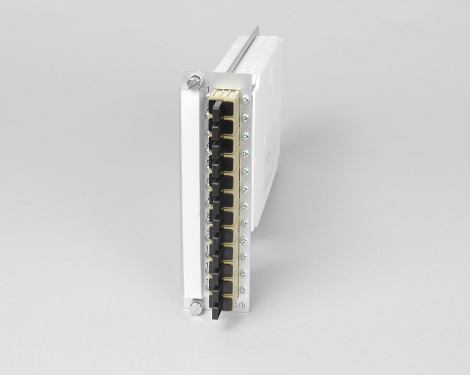 Einschubmodul 7TE, 12 x LSH PC, 50/125µm OM3, S4U