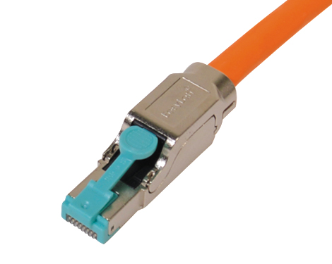 Feldkonfektionierbarer RJ45 Plug Kat. 6A Stecker, gerade