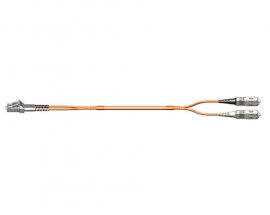 Fig.0 Patchkabel duplex LCPC-SCPC 50/125µm OM2 1.5m