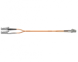 Fig.8 Patchkabel duplex E2000PC-LCPC 50/125µm OM2 3.0m