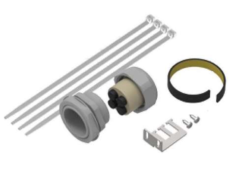 Kabeleinführungskit für Spleissbox, PG29, 4 x 10mm