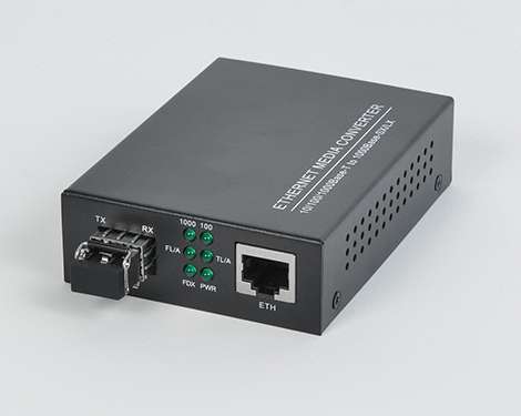 Ethernet Media Converter, SM, LC simplex, bis 20km