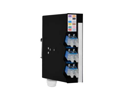 Hutschienen Box mini, Stahl, 4 x LCPC, 9/125µm (2xLCPC duplex)